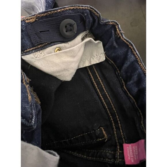 🍁 The Childrens Place Girls Jeans Size 3t Super Skinny Stretch Denim Blue DDB-A - Picture 6 of 6